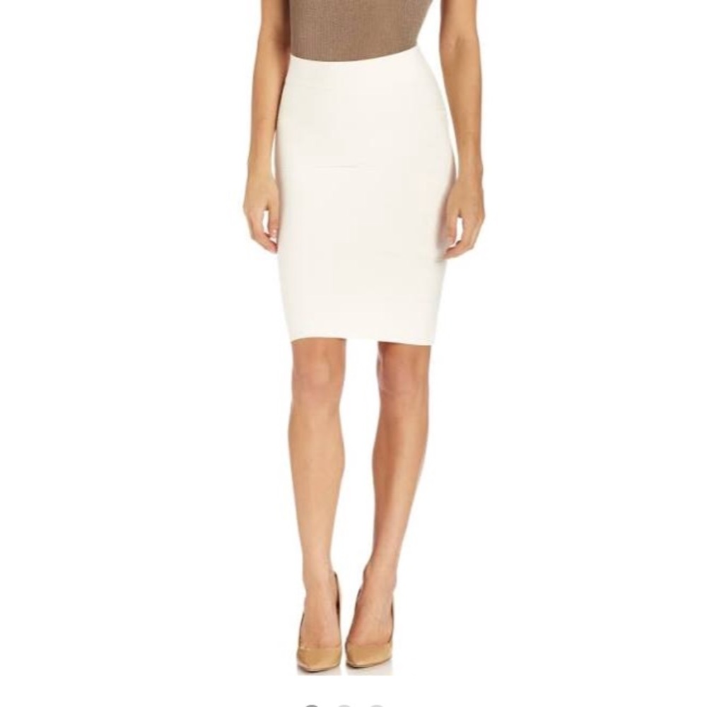 BCBGMAXAZRIA White Alexa Skirt